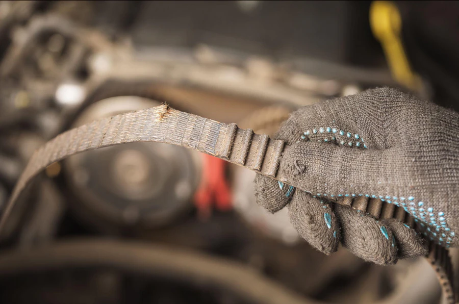 Broken Power Steering Belt