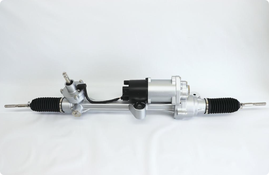 electric power steering rack EPS assembly with motor